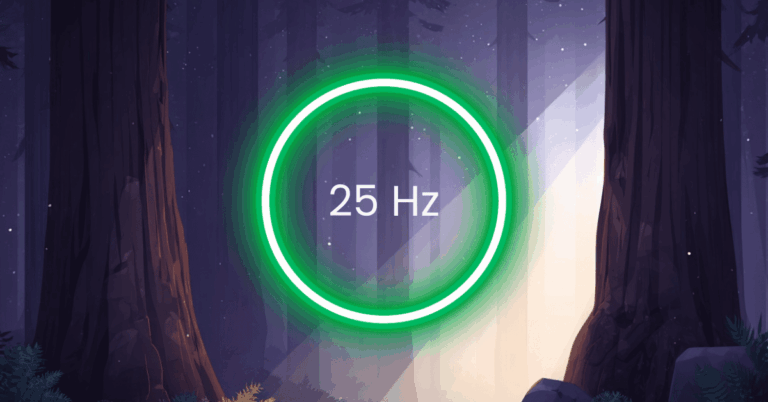 25 Hz Frequency: Meaning, Benefits & Science (Full Guide)