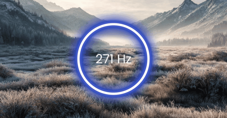 271 Hz Frequency: Meaning, Benefits & Science (Full Guide)