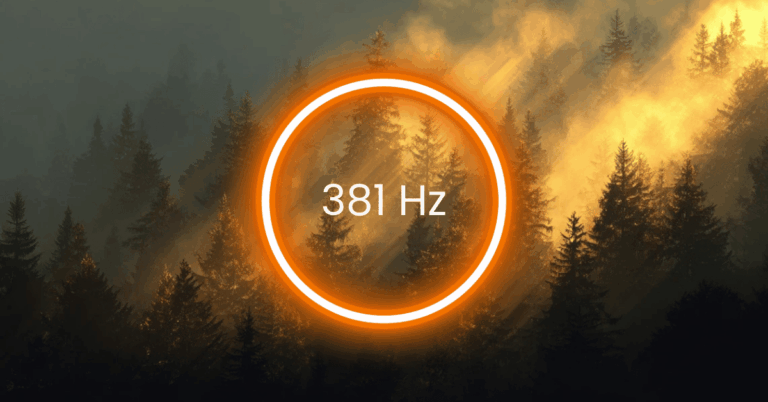 381 Hz Frequency: Meaning, Benefits & Science (Full Guide)