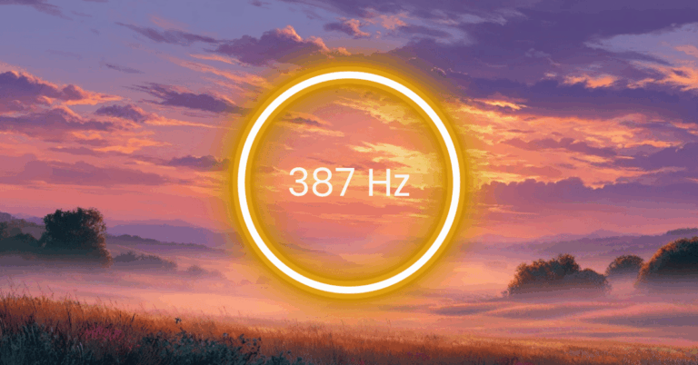387 Hz Frequency: Meaning, Benefits & Science (Full Guide)