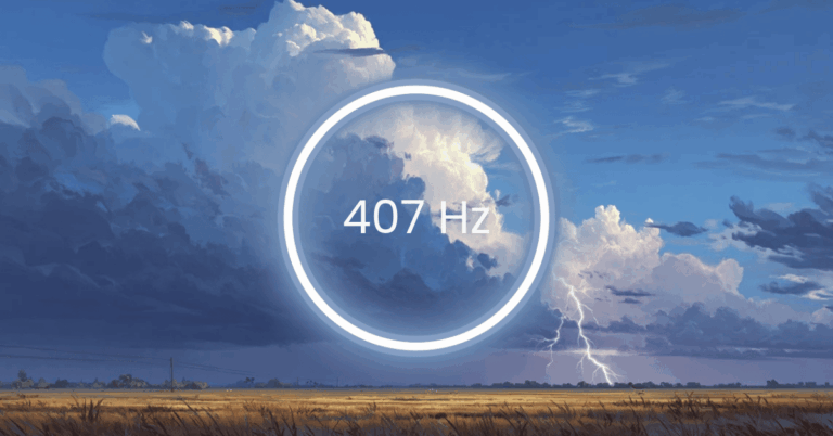 407 Hz Frequency: Meaning, Benefits & Science (Full Guide)
