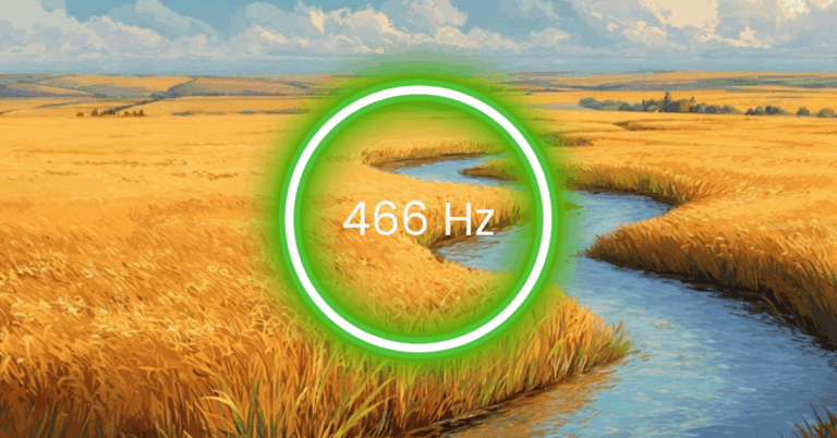 466 Hz Frequency: Meaning, Benefits & Science (Full Guide)