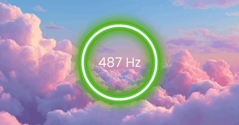 487 Hz Frequency: Meaning, Benefits & Science (Full Guide)