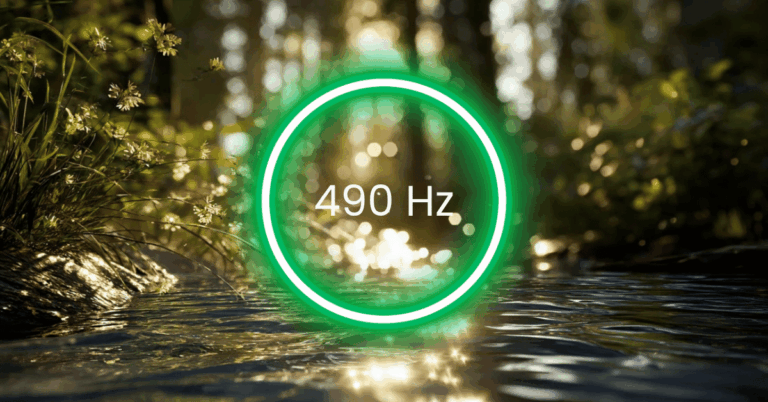 490 Hz Frequency: Meaning, Benefits & Science (Full Guide)