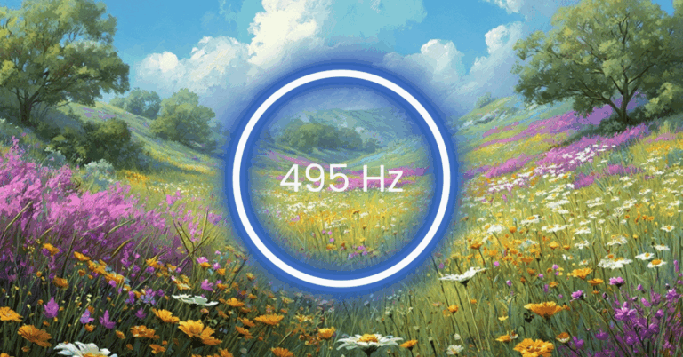 495 Hz Frequency: Meaning, Benefits & Science (Full Guide)