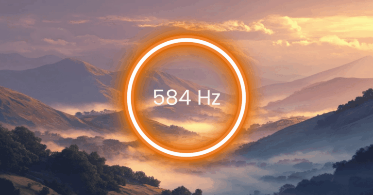 584 Hz Frequency: Meaning, Benefits & Science (Full Guide)