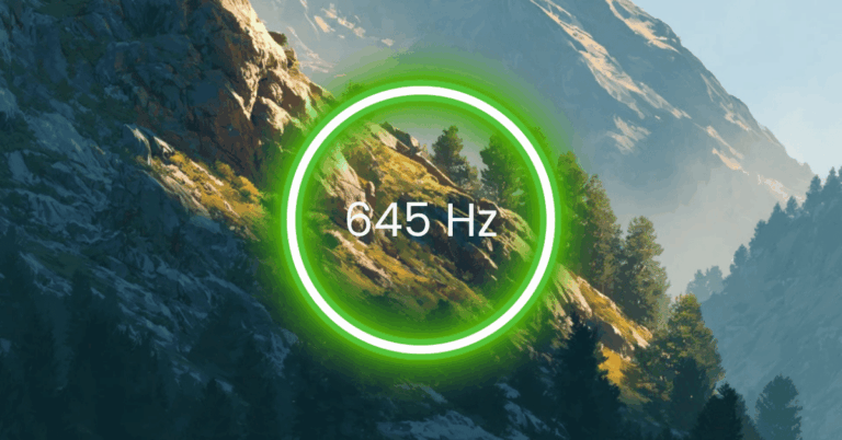 645 Hz Frequency: Meaning, Benefits & Science (Full Guide)