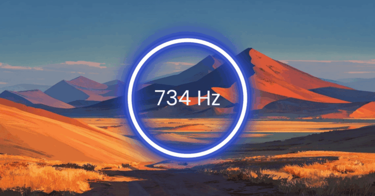 734 Hz Frequency: Meaning, Benefits & Science (Full Guide)