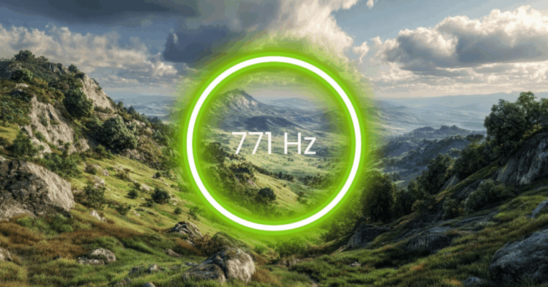 771 Hz Frequency: Meaning, Benefits & Science (Full Guide)