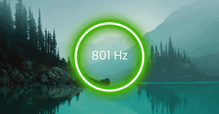 801 Hz Frequency: Meaning, Benefits & Science (Full Guide)