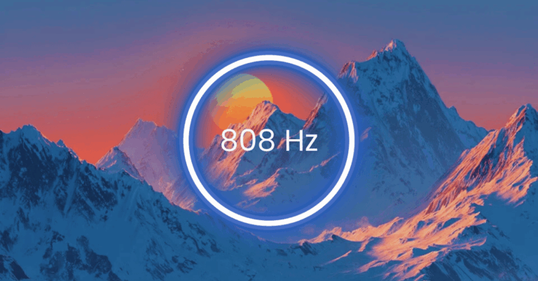 808 Hz Frequency: Meaning, Benefits & Science (Full Guide)
