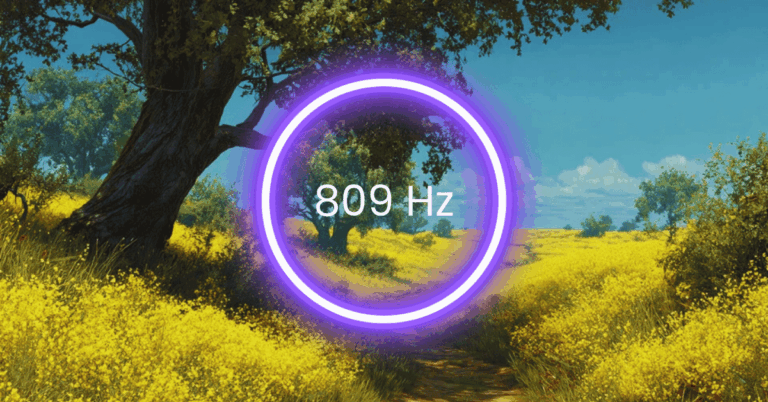 809 Hz Frequency: Meaning, Benefits & Science (Full Guide)