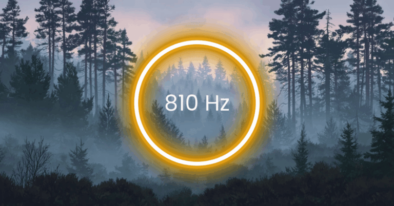 810 Hz Frequency: Meaning, Benefits & Science (Full Guide)