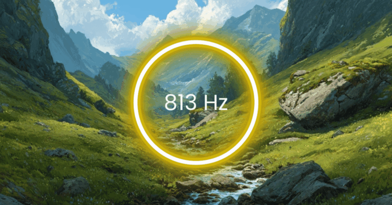 813 Hz Frequency: Meaning, Benefits & Science (Full Guide)