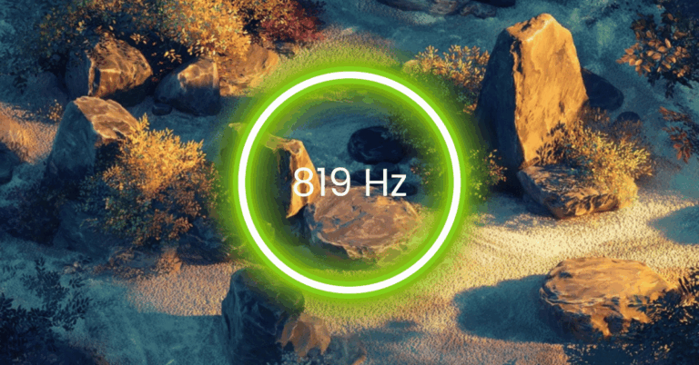 819 Hz Frequency: Meaning, Benefits & Science (Full Guide)