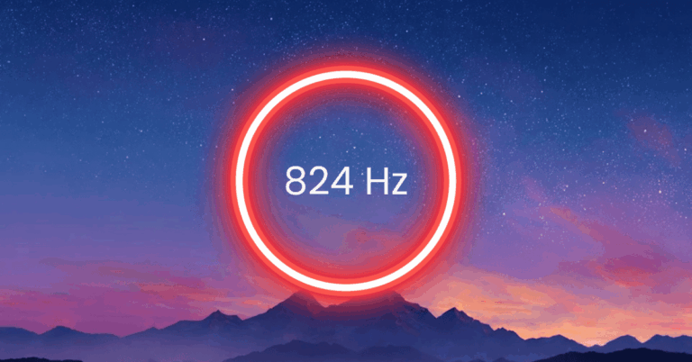 824 Hz Frequency: Meaning, Benefits & Science (Full Guide)