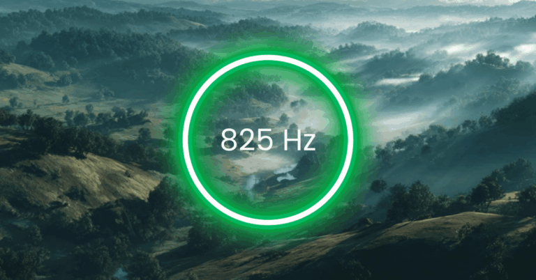 825 Hz Frequency: Meaning, Benefits & Science (Full Guide)