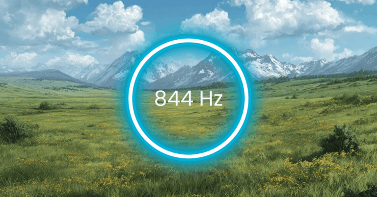 844 Hz Frequency: Meaning, Benefits & Science (Full Guide)