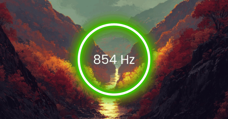 854 Hz Frequency: Meaning, Benefits & Science (Full Guide)