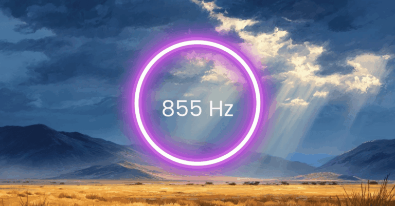 855 Hz Frequency: Meaning, Benefits & Science (Full Guide)
