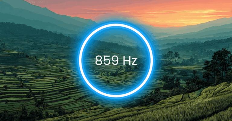 859 Hz Frequency: Meaning, Benefits & Science (Full Guide)