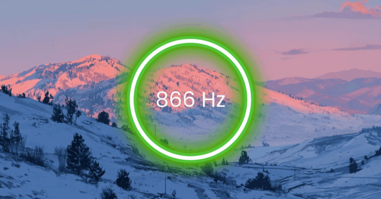 866 Hz Frequency: Meaning, Benefits & Science (Full Guide)