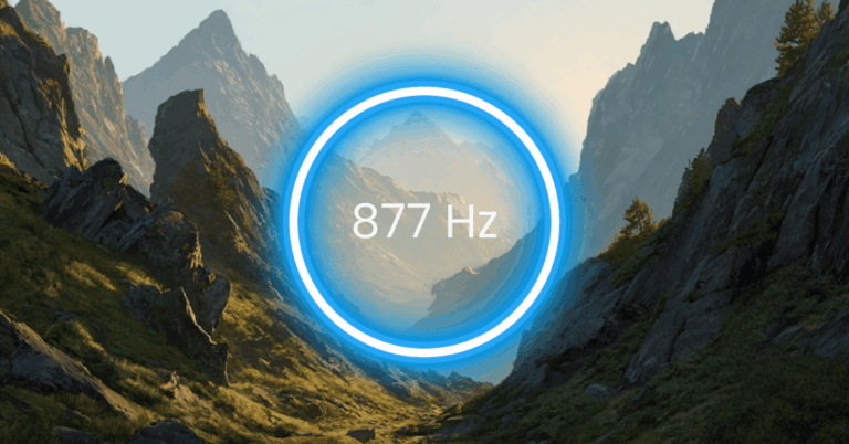 877 Hz Frequency: Meaning, Benefits & Science (Full Guide)