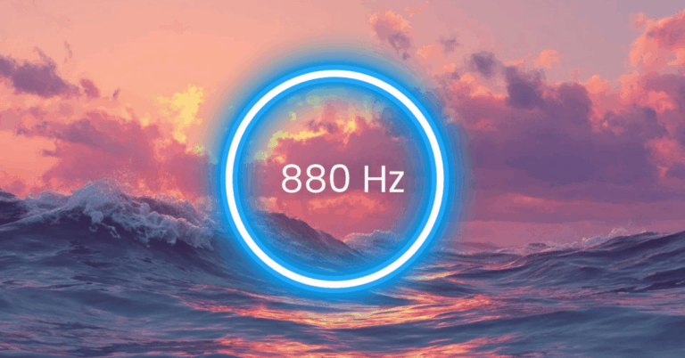 880 Hz Frequency: Meaning, Benefits & Science (Full Guide)