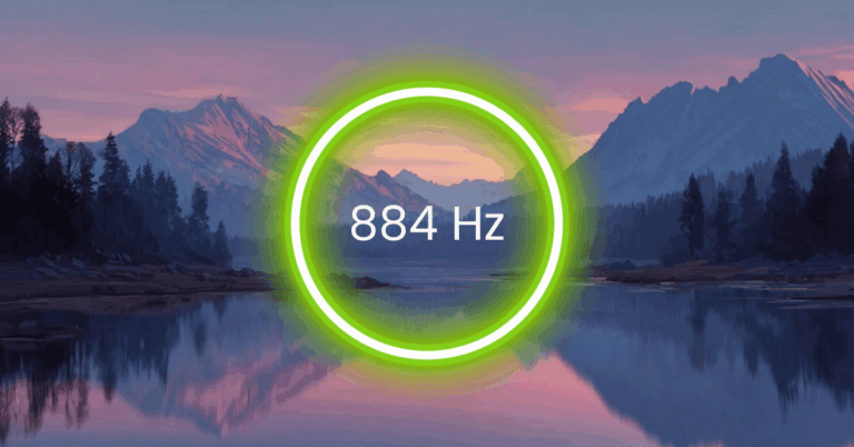 884 Hz Frequency: Meaning, Benefits & Science (Full Guide)