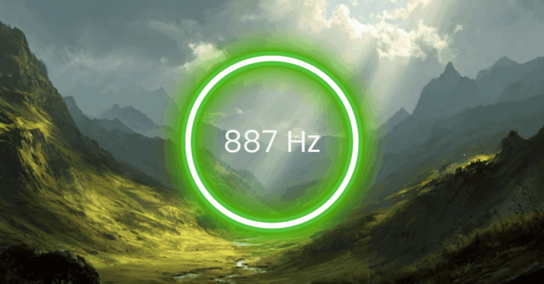 887 Hz Frequency: Meaning, Benefits & Science (Full Guide)