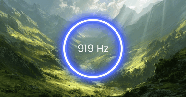 919 Hz Frequency: Meaning, Benefits & Science (Full Guide)