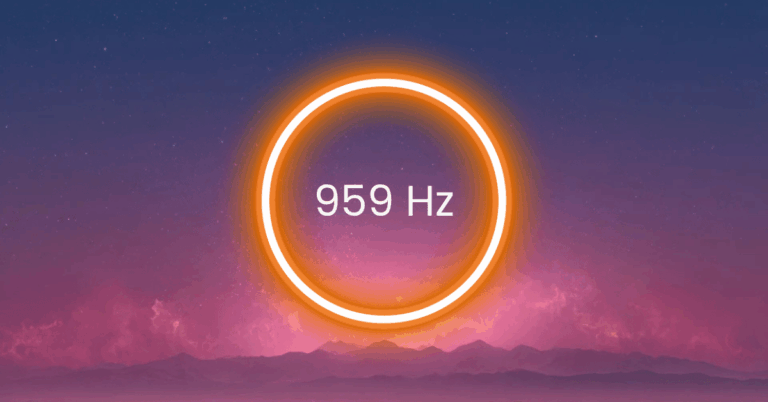 959 Hz Frequency: Meaning, Benefits & Science (Full Guide)