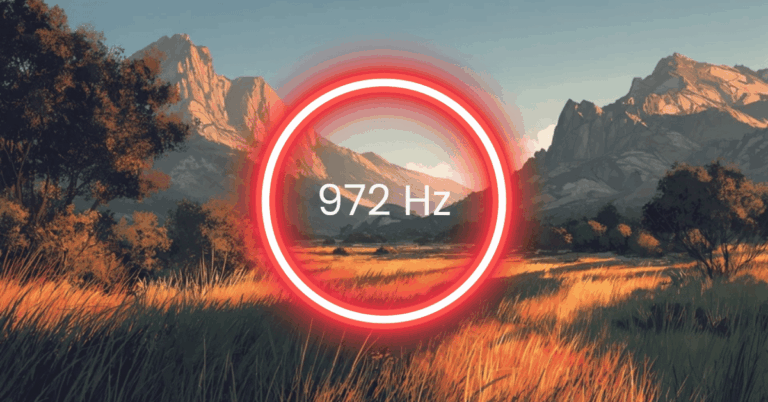 972 Hz Frequency: Meaning, Benefits & Science (Full Guide)