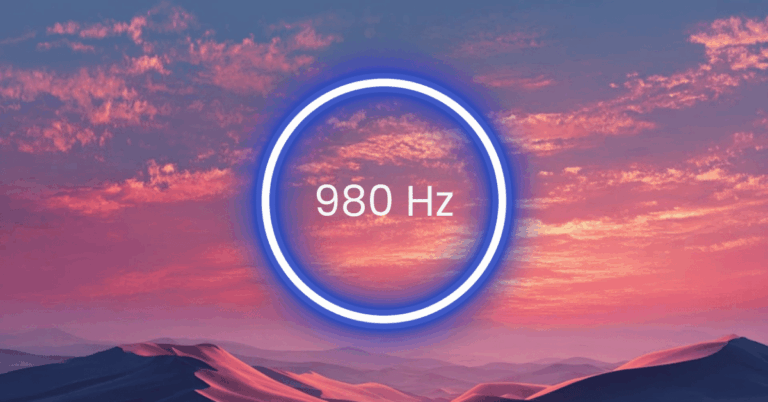 980 Hz Frequency: Meaning, Benefits & Science (Full Guide)