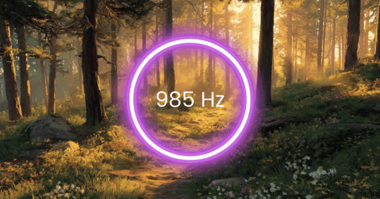 985 Hz Frequency: Meaning, Benefits & Science (Full Guide)