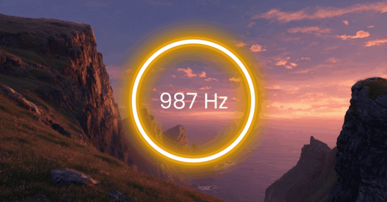 987 Hz Frequency: Meaning, Benefits & Science (Full Guide)